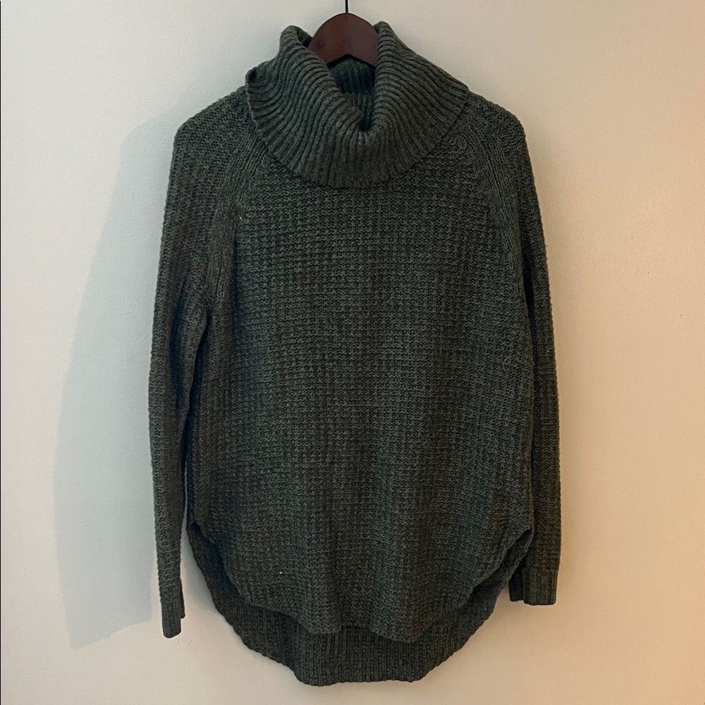 A New Day Green Turtleneck Sweater